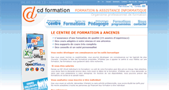 Desktop Screenshot of cd-formation.com