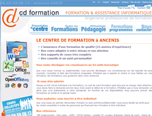 Tablet Screenshot of cd-formation.com